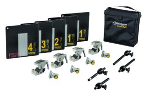 Kit de 5 reflectores DEDOLIGHT LIGHTSTREAM (CRLS) 25x25cm (1)