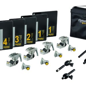 Kit de 5 reflectores DEDOLIGHT LIGHTSTREAM (CRLS) 25x25cm (1)