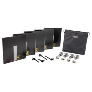 Kit de 5 reflectores DEDOLIGHT LIGHTSTREAM (CRLS) 50x50cm (1)