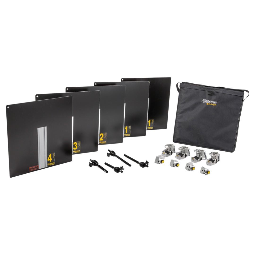 Kit de 5 reflectores DEDOLIGHT LIGHTSTREAM (CRLS) 50x50cm (1)