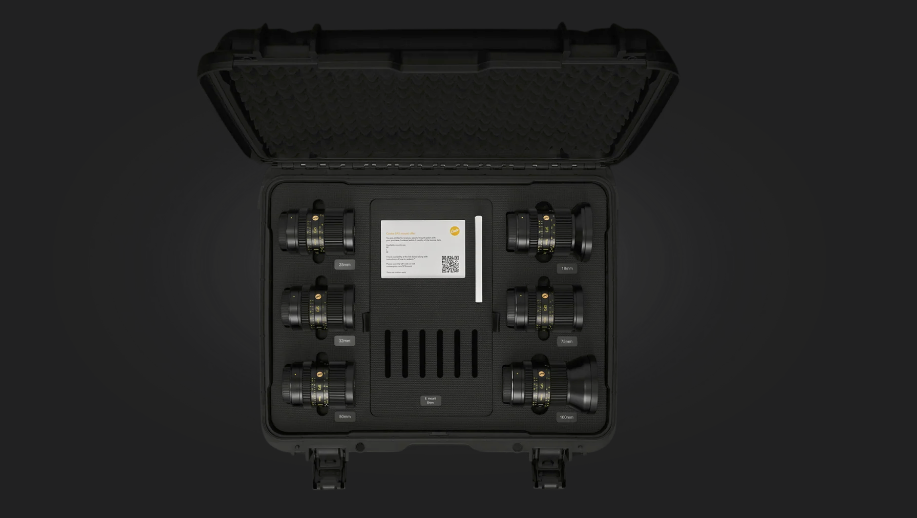 SET LENTES COOKE SP3 T2.4 (18, 25, 32, 50, 75, 100 mm) (2)