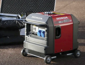 Generador insonorizado 3 kW Honda EU30i – Alquiler profesional para rodajes en Madrid